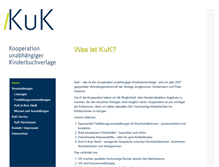 Tablet Screenshot of kuk-verlage.de